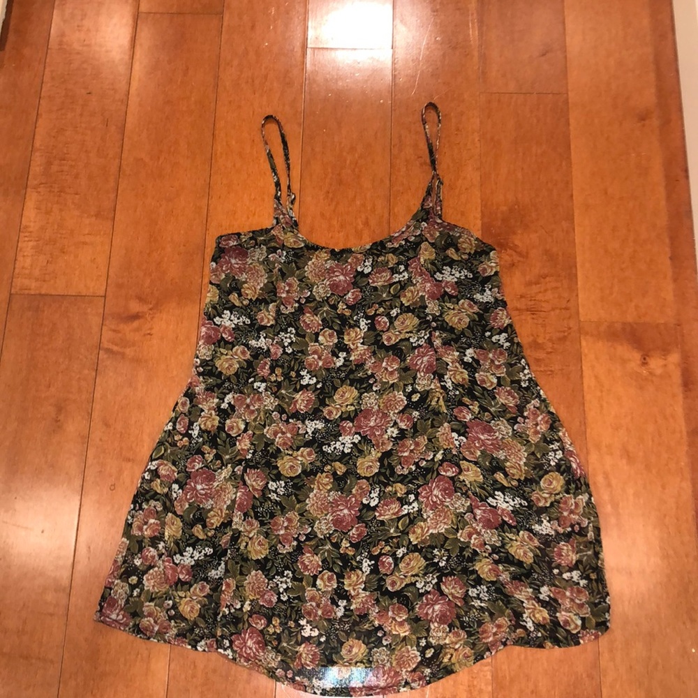 Brandy Melville Flower Dress w/ Adjustable Straps